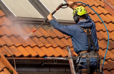 Démoussage et hydrofuge de toiture à Pierrefeu